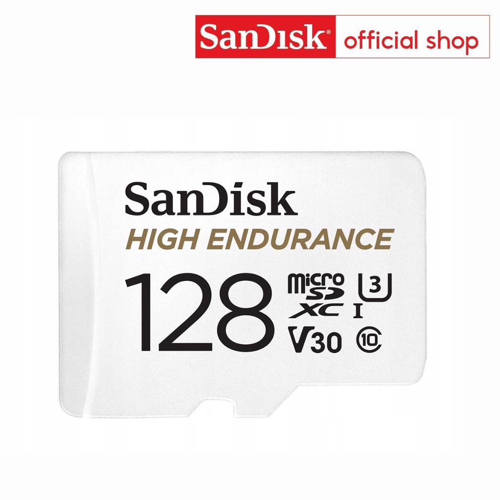 ภาพหน้าปกสินค้าSanDisk High Endurance microSD 128GB (SDSQQNR-128G-GN6IA) สำหรับกล้องวงจรปิด ความเร็วสูงสุดอ่าน 100 MB/s เขียน 40 MB/s