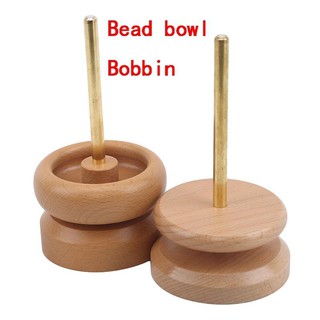 Wood Spinner Seed String Jewelry Handmade Natural Bead Device Accessories Tool