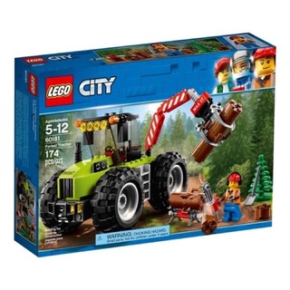 LEGO City 60181 (กล่องมีตำหนิเล็กน้อย) Forest Tractor ของแท้