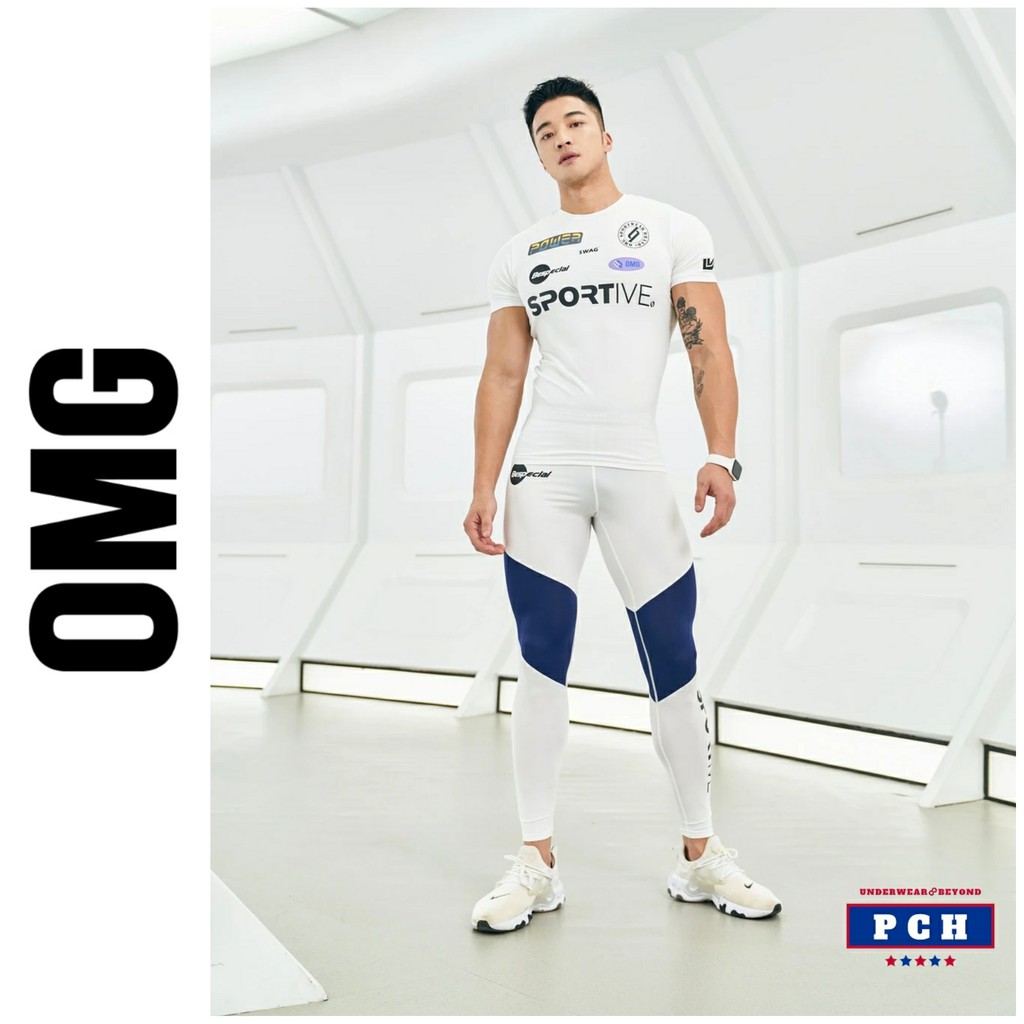 🔥ส่งฟรี 🔥 OMG Sportswear | กางเกงกีฬา กางเกงออกกำลังกาย #OMG  กางเกงรัดกล้าม กางเกงกีฬาชาย OMG Sportwear | Shopee Thailand