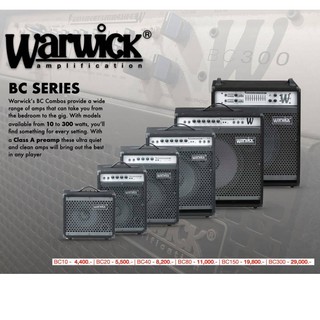 [รับประกันศูนย์ไทย] AMP BASS Warwick แอมป์เบส แบรนด์ดังระดับโลก มีขนาด 10 20 40 วัตถ์ *luckybymusic *ลักกี้บายมิวสิค