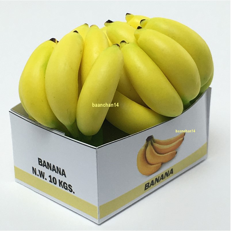 ของจิ๋ว-กล้วยจิ๋ว-ในกล่อง-miniature-banana-in-box-ของเล่น-ของสะสม-ของตกแต่ง-บ้านตุ๊กตา-ของสะสม-ของที่ระลึก-ดินปั้นกล้วย