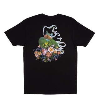 Ripndip เสื้อยืดแขนสั้น พิมพ์ลายดอกไม้ แมว ราคาถูก สําหรับคู่รัก แขนสั้น