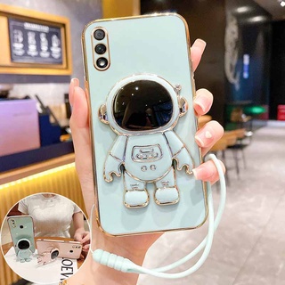 เคสโทรศัพท์มือถือ ขอบซิลิโคน ลายนักบินอวกาศ พร้อมขาตั้ง สําหรับ Samsung A13 4G A13 5G A33 5G A73 5G A53 5G A03S A21s