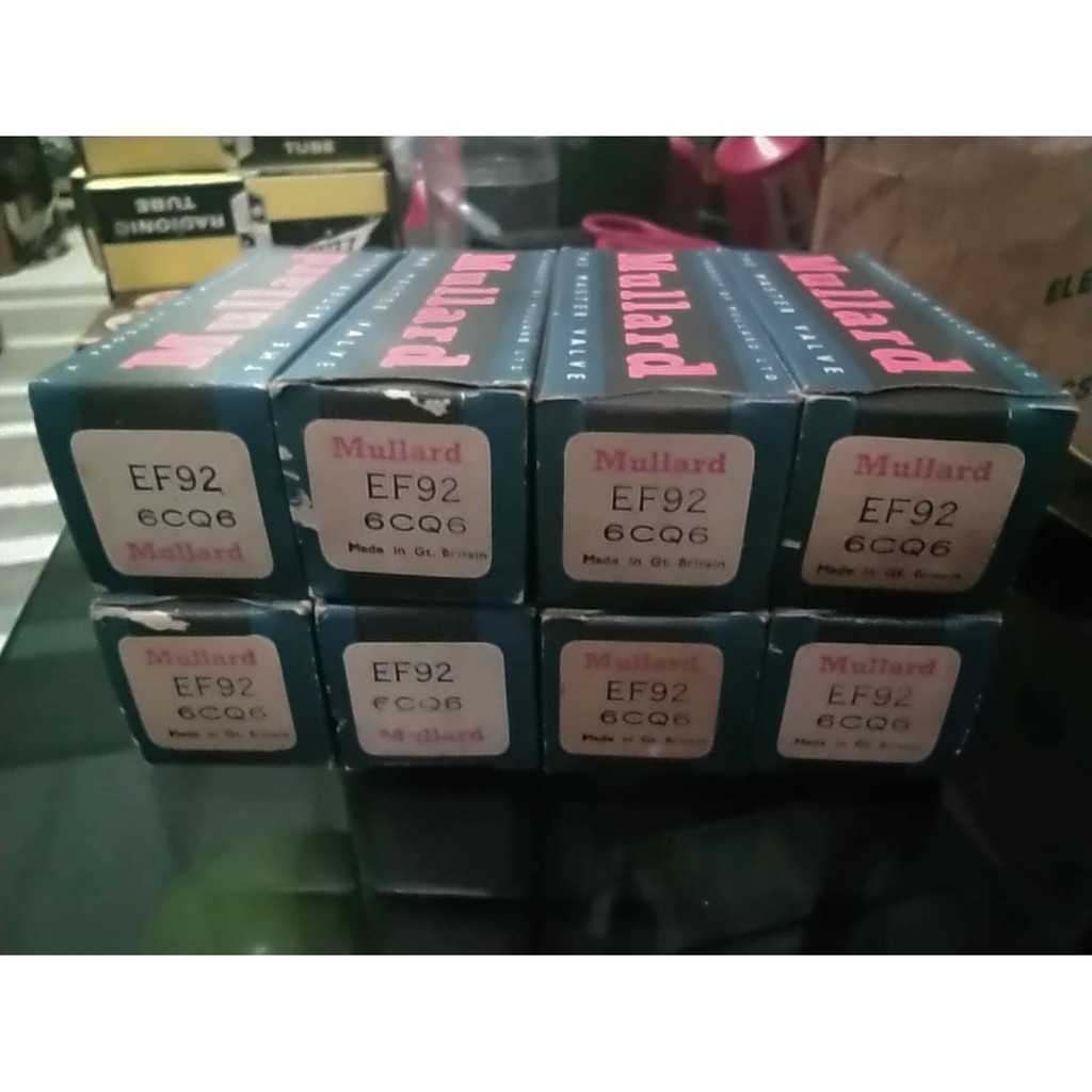 Tube/Valve EF92 6CQ6 Telefunken NOS - Neuf Dans Sa Boîte D'origine (NIB) - Pour Amplis Et Radios Vintage