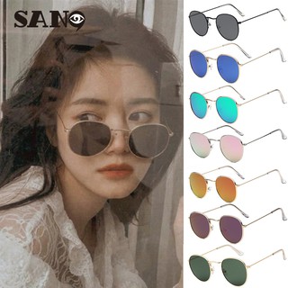 สินค้า แว่นตากันแดด กรอบโลหะ หลากหลายสี สำหรับผู้หญิง #3447