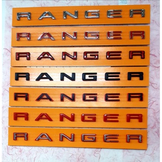 ตัวอักษร โลโก้ RANGER มี 7 สีให้เลือก สินค้าผลิตประเทศไทย ของมีพร้อมส่งครับ