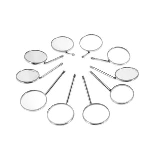 10pcs Dental Mouth Mirror 4# Reflector Odontoscope Dentist Equipment Stainless Steel Dental Mouth Mirror