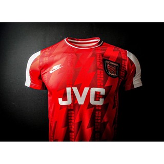 เสื้อฟุตบอลย้อนยุค อาร์เซนอล1994 สีแดง