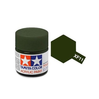 สีทามิย่าสูตรน้ำ Tamiya Acrylic XF11 JN Green 10ml