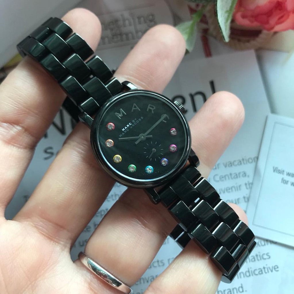 นาฬิกาผู้หญิง-marc-by-marc-jacobs-baker-rhinestone-accented-black-bracelet-ladies-watch-mbm3425