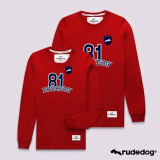 Rudedog เสื้อแขนยาวสีแดง รุ่น Under81 (ราคาต่อตัว)