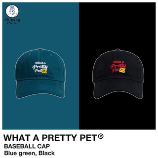 [shipang.studio] หมวกแก๊ป หมวกเบสบอล ปักลาย What a Pretty Pet มี 2 สี