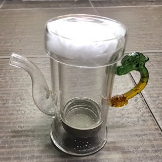 กาชงชา กาน้ำชาแก้วแบบใส ตัวแก้วหนาพิเศษ ( 5*12cm )