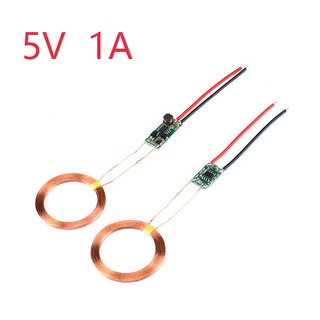 5V 1A Wireless Charger Module Large Current Wireless Power Supply Module Transmitter Receiver Charging Coil Module DIY
