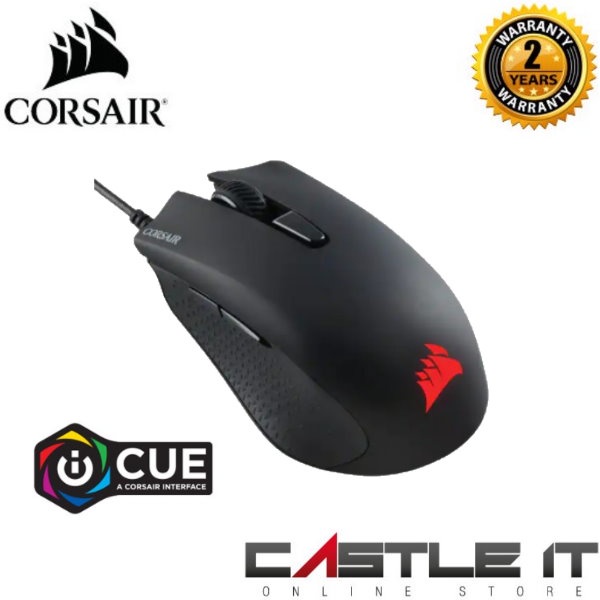 Corsair HARPOON PRO RGB เมาส์ออปติคอลเล่นเกม แบบใช้สาย ไฟแบ็คไลท์ RGB ...