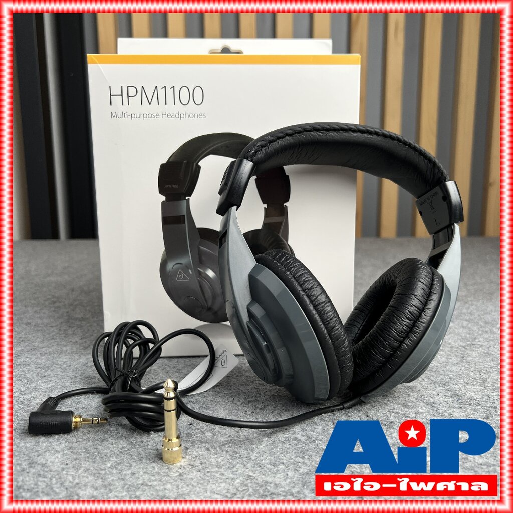 behringer-hpm-1100-bk-หูฟัง-หูฟังครอบ-หูฟังสตูดิโอ-headphone-hpm1100-bk-hpm-1100-bk-เอไอ-ไพศาล