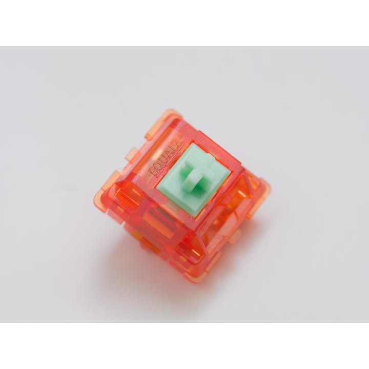 ภาพสินค้าC Tangerine Switch (x1) สวิทช์ Linear สีส้มเขียวสำหรับ Mechanical Keyboard ผลิตโดย JWK (Durock) จากร้าน parkemech บน Shopee ภาพที่ 2