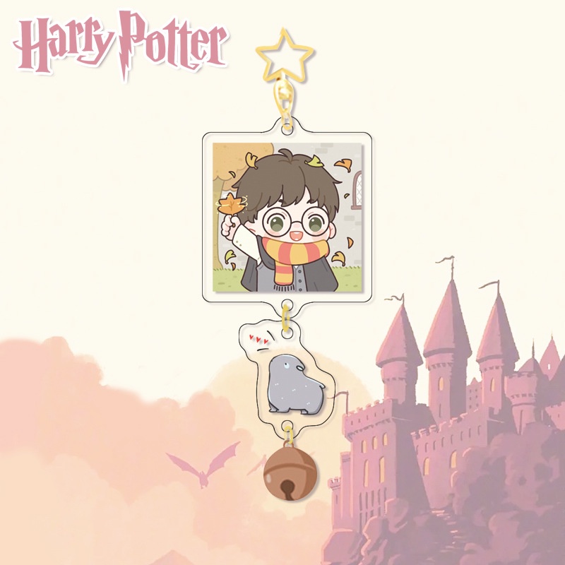ภาพหน้าปกสินค้าพวงกุญแจ จี้กระดิ่งอะคริลิค รูปการ์ตูนอนิเมะ Harry Potter เหมาะกับของขวัญ แบบสร้างสรรค์ จากร้าน fcfashion.th บน Shopee
