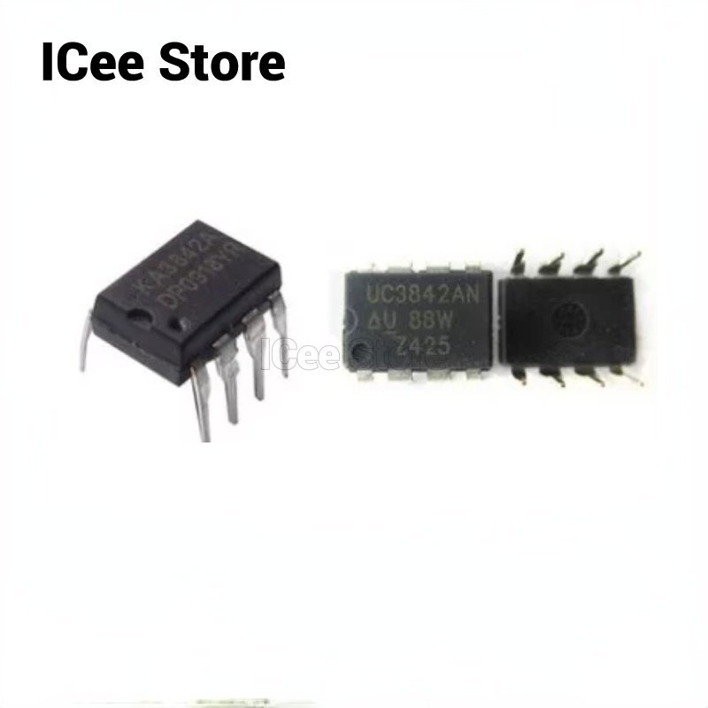 Reland Sun 10 Pezzi UC3844B DIP8 - Circuito Integrato UC3844BN UC3844AN - Componenti Elettronici DIP-8