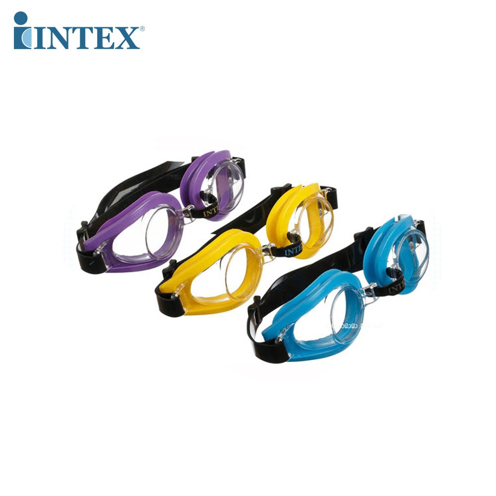 ภาพหน้าปกสินค้าINTEX แพ็ค 3 ชิ้น แว่นตาดำน้ำ Kids Play Goggles Pack 3 แว่นตาว่ายน้ำ แว่นตาดำน้ำเด็ก แว่นตากันน้ำ รุ่น 55612 จากร้าน intexsuperstore บน Shopee