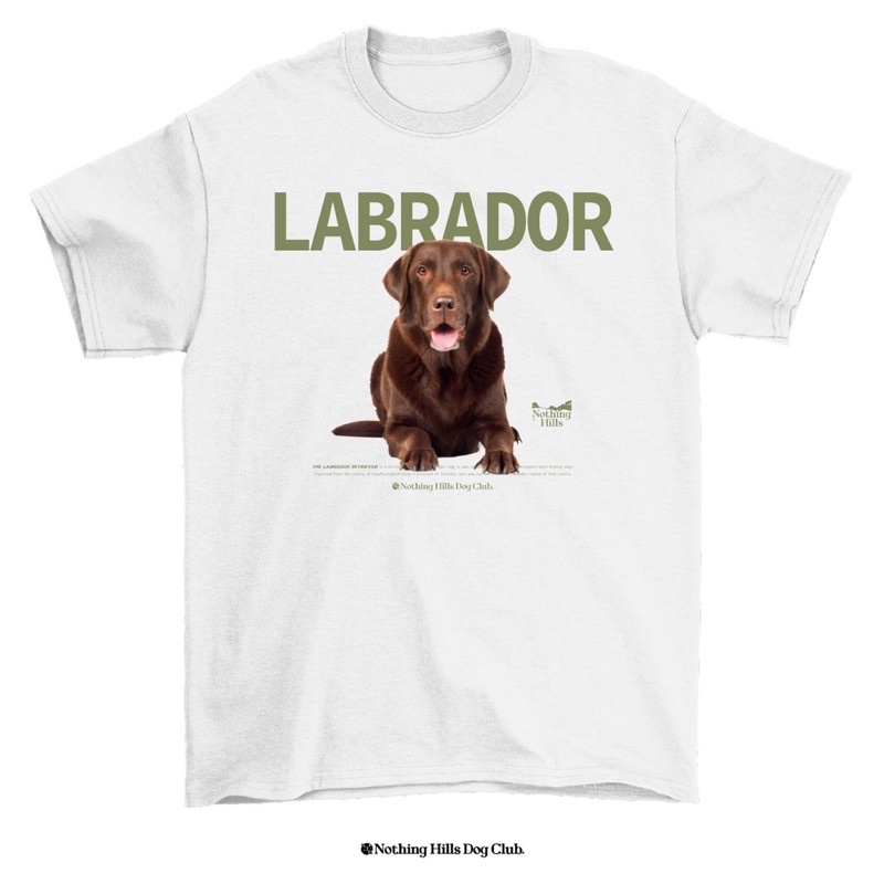 เสื้อยืดลาย-labrador-ลาบราดอร์-classic-cotton-unisex-by-nothing-hills-ใหม่