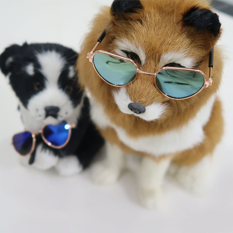 ภาพสินค้าแว่นตากันแดด สําหรับสัตว์เลี้ยง สุนัข แมว จากร้าน ourhappytimes.th บน Shopee ภาพที่ 2