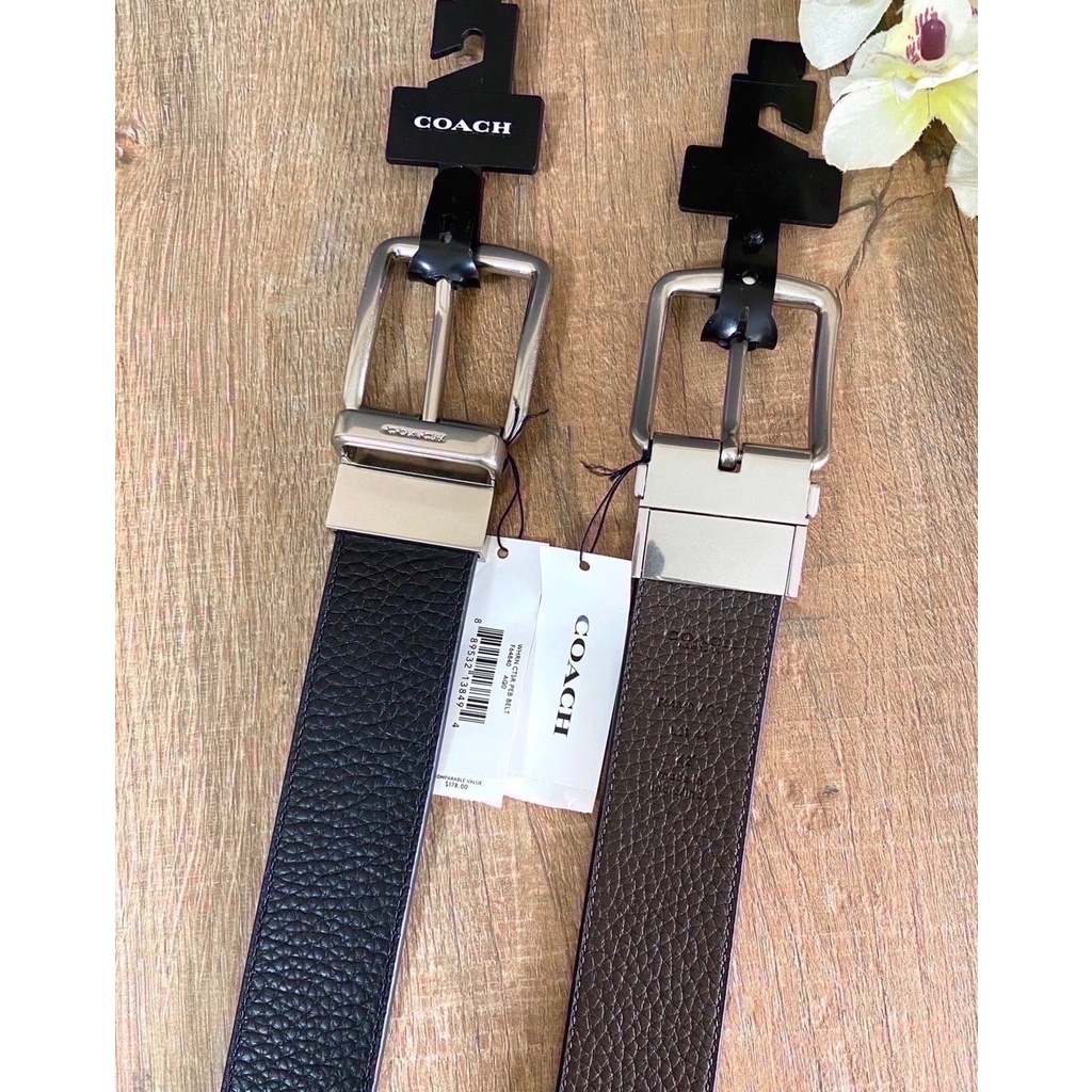 แท้-พร้อมส่ง-เข็มขัด-coach-f64840-men-large-signature-belt-เส้นใหญ่-ดำ-น้ำตาล