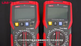 Uni-t UT89X UT89XD มัลติมิเตอร์ดิจิทัล 1000V DC AC แรงดันไฟฟ้า 20A AC ...