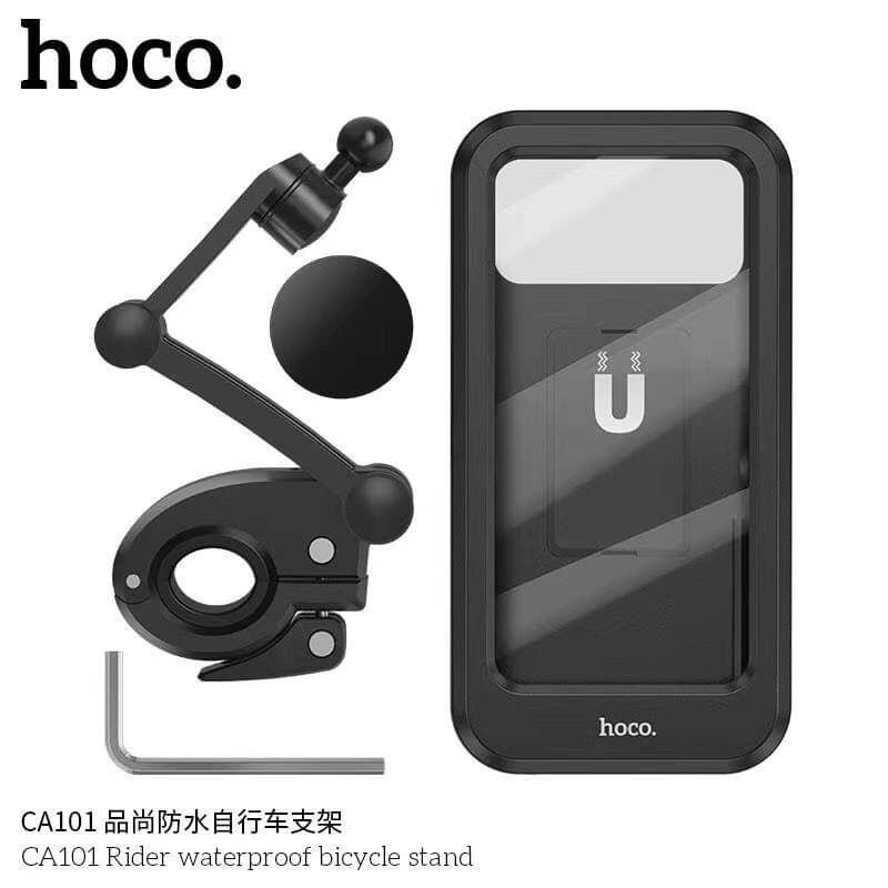 hoco-ca101-ตัวยึดมือถือ-ตัวจับโทรศัพท์-สำหรับ-มอเตอร์-ปรับองศา-ได้-กันน้ำได้-รุ่นใหม่ล่าสุด-แท้100