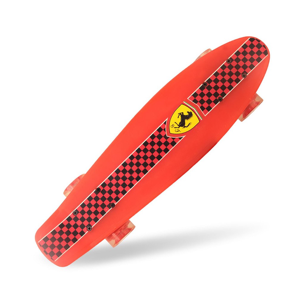 mesuca-ferrari-penny-skateboard-เฟอร์รารี่-สเก็ตบอร์ด-สีแดง-สีดำ