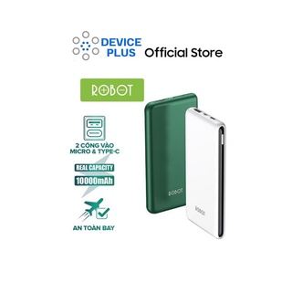 Power Bank 10000mAh Robot RT180  พาวเวอร์แบงค์  ประกันศูน์ ของแท้ 100%