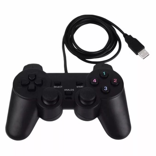 จอยเกมส์ Usb จอยเกมPS2 จอยเกมส์PCเดี่ยวสั่น จอยสติ๊กจอย Joy Stick จอยUSB For PC แบบสายUSB รองรับPC/WinXP/WIN7/WIN8/WIN10