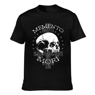 [2022]ผ้าฝ้ายคอกลมเสื้อยืด ผ้าฝ้าย พิมพ์ลาย Memento Mori สําหรับผู้ชายfrom S-4XL