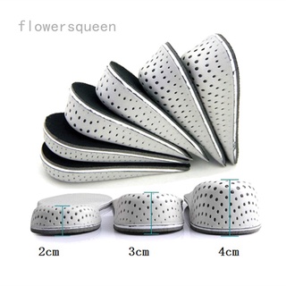 flowersqueen Unisex Increase Insole 2cm3cm4cm Height Heel Lift Shoe Air Cushion Pad Taller 1 pair