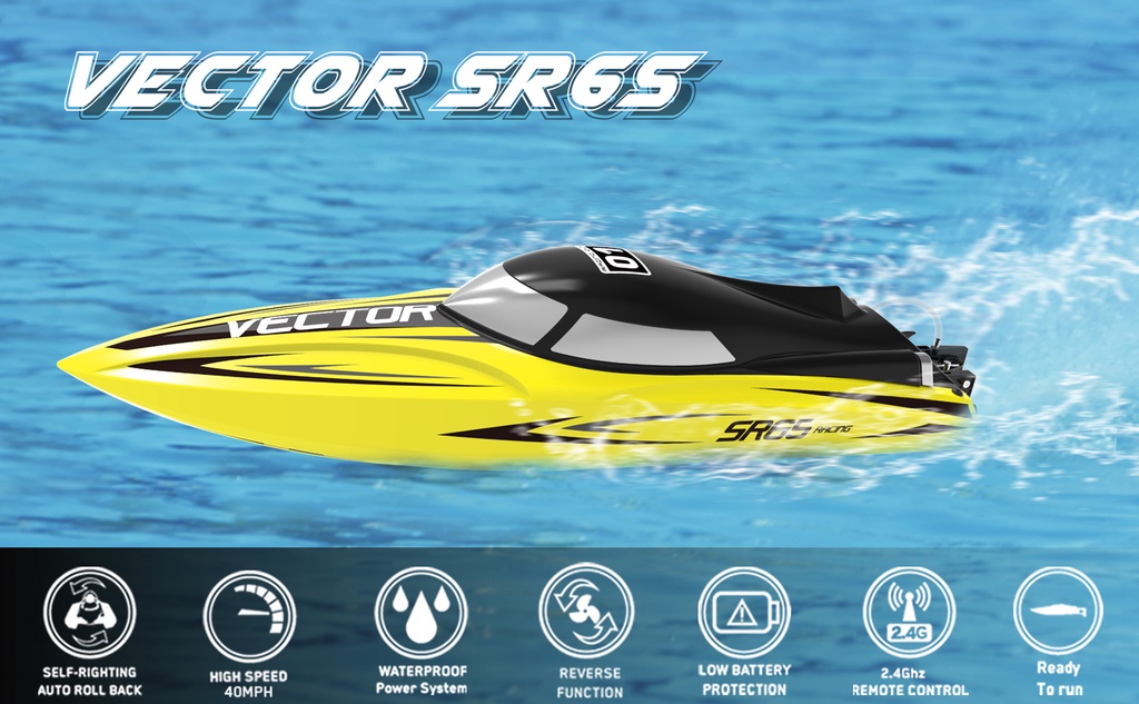 Volantexrc RC Boat Racing ความเร ็ วสูง 2.4GHZ 56kmh Brushless Self ...
