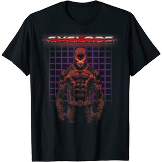 เสื้อยืด Marvel X-Men Cyclops Retro 80s Gridlock Graphic T-Shirt