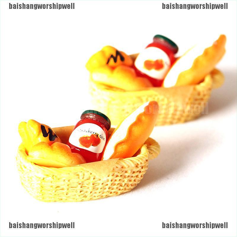 baishangworshipwell-ตะกร้าขนมปังแยม-ขนมปังปิ้ง-ขนาดมินิ-1-12-สําหรับตกแต่งบ้านตุ๊กตา-1-ชุด