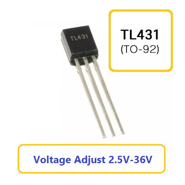 tl431-tl431a-to-92-voltage-adjustable-shunt-regulator-2-5v-36v-ไอซีปรับแรงดันไฟฟ้า-precision-references-iteams