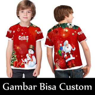 เสื้อยืด ลาย Merry Christmas สําหรับเด็ก || เสื้อยืดท็อปส์ พิมพ์ลาย Merry Christmas สําหรับเด็กทุกเพศ || เสื้อยืด พิมพ์ลายคริสต์มาส 2022