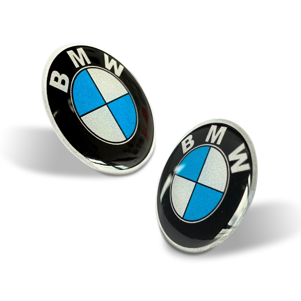 สติกเกอร์โลโก้เรซิ่น-3d-สีสะท้อนแสง-สําหรับติดตกแต่งรถจักรยานยนต์-bmw-2-ชิ้น