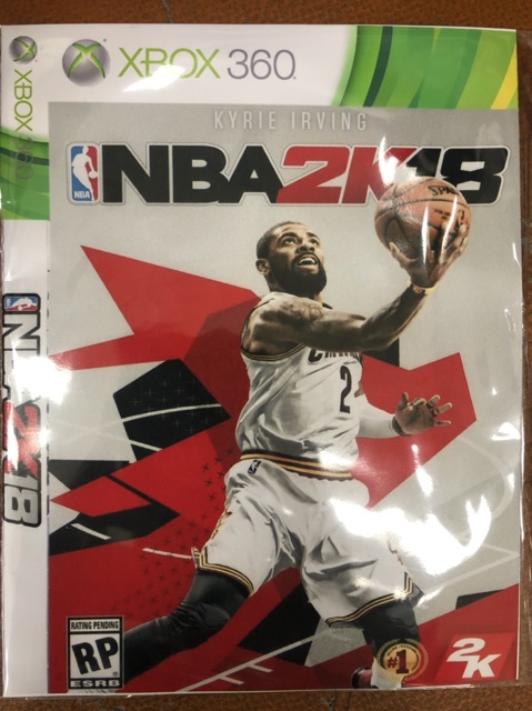 แผ่นเกมส์nba2k18-xbox-360-สำหรับเครื่องที่แปลงเเล้วเท่านั้น