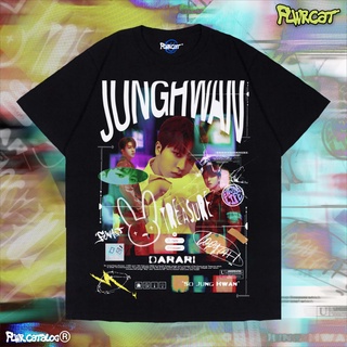 เสื้อยืดผ้าฝ้ายพิมพ์ลายคลาสสิก สมบัติ / SO JUNGHWAN TEE / FLWRCAT V2.0