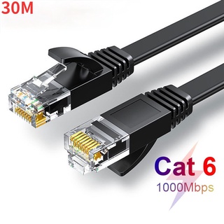 ภาพหน้าปกสินค้า5M 10M 15M 20M 30M Flat Cat6 อินเทอร์เน็ต RJ45 สาย LAN Ethernet กลางแจ้ง ที่เกี่ยวข้อง