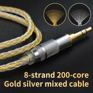 ภาพหน้าปกสินค้าสาย KZ Premium Goldsilver cable ของแท้จากศูนย์ไทย สายถักชุบเงิน ทอง 200 แกนรุ่นใหม่ล่าสุด ที่เกี่ยวข้อง