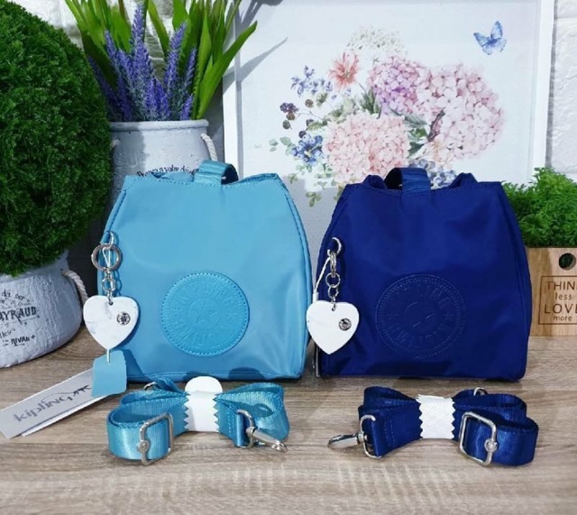 kipling-immin-small-shoulder-bag-สีฟ้าเขียว