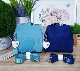 🎊 Kipling Immin Small Shoulder Bag  สีฟ้าเขียว