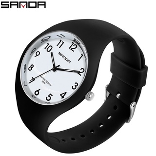 Sanda นาฬิกาข้อมือควอทซ์ อะนาล็อก ดิจิทัล อนาล็อก บางมาก กันน้ํา สไตล์สปอร์ต แฟชั่นเรียบง่าย สําหรับผู้หญิง