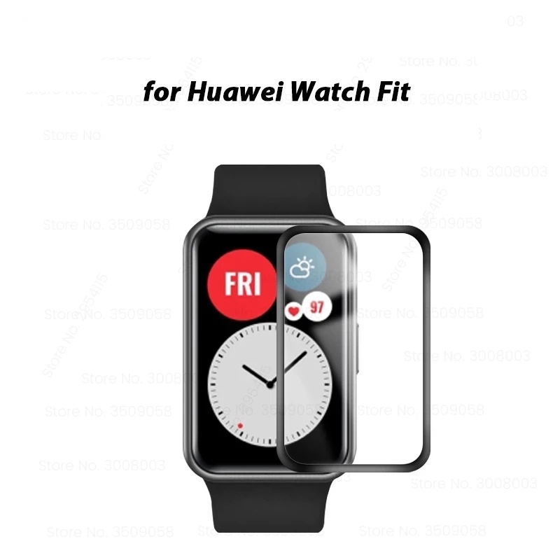ภาพหน้าปกสินค้าตัวป้องกันหน้าจอ PMMA แบบเต็มสำหรับ Huawei Watch Fit