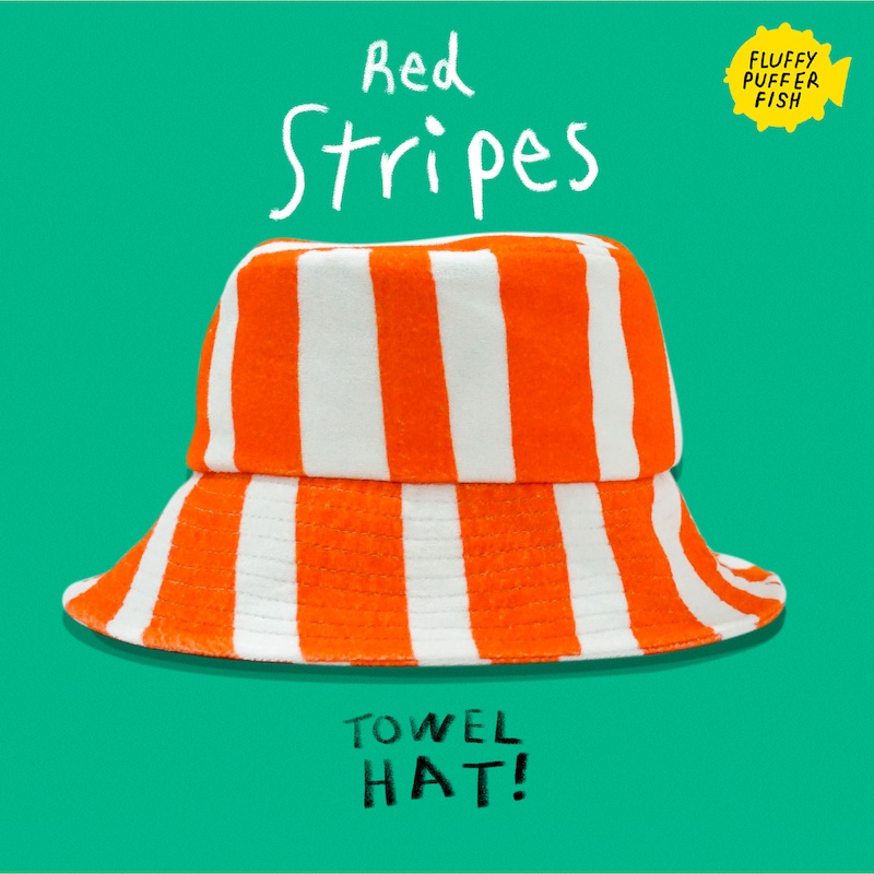 towel-hat-red-stripes